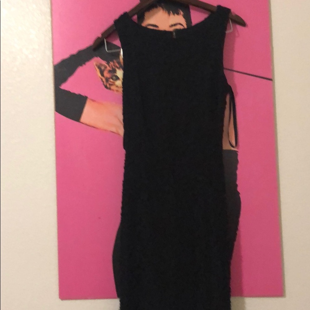 Black long dress